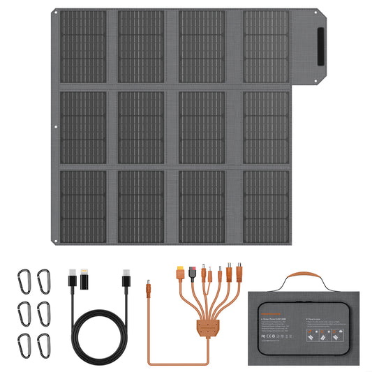 MHPOWOS 120W Portable Solar Panel