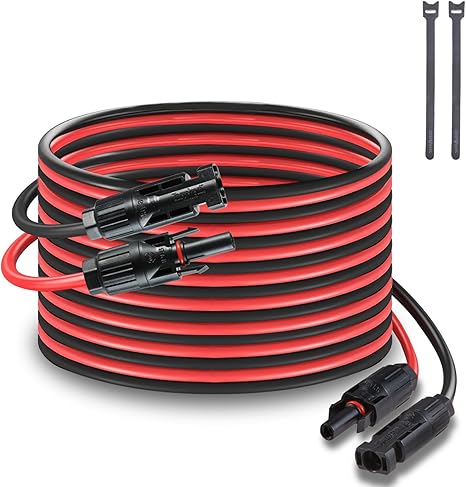 MHPOWOS MC4 Solar Panel Extension Cable 6M