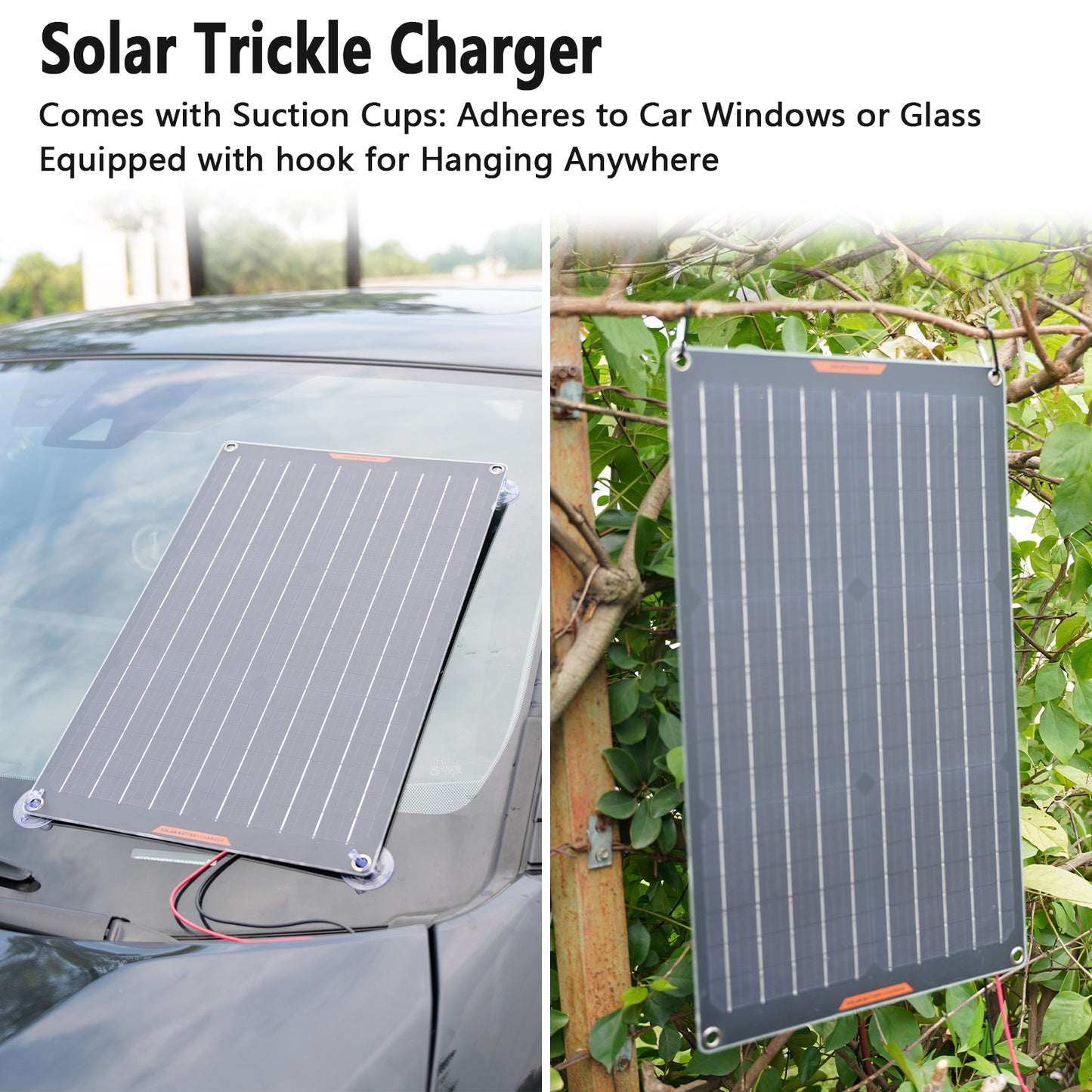 MHPOWOS 50W Solar-Batterie-Erhaltungsladegerät