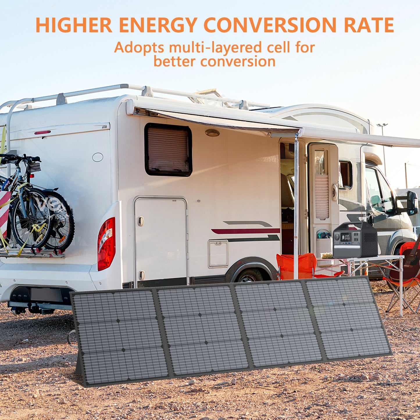 MHPOWOS 220W faltbares Solarpanel
