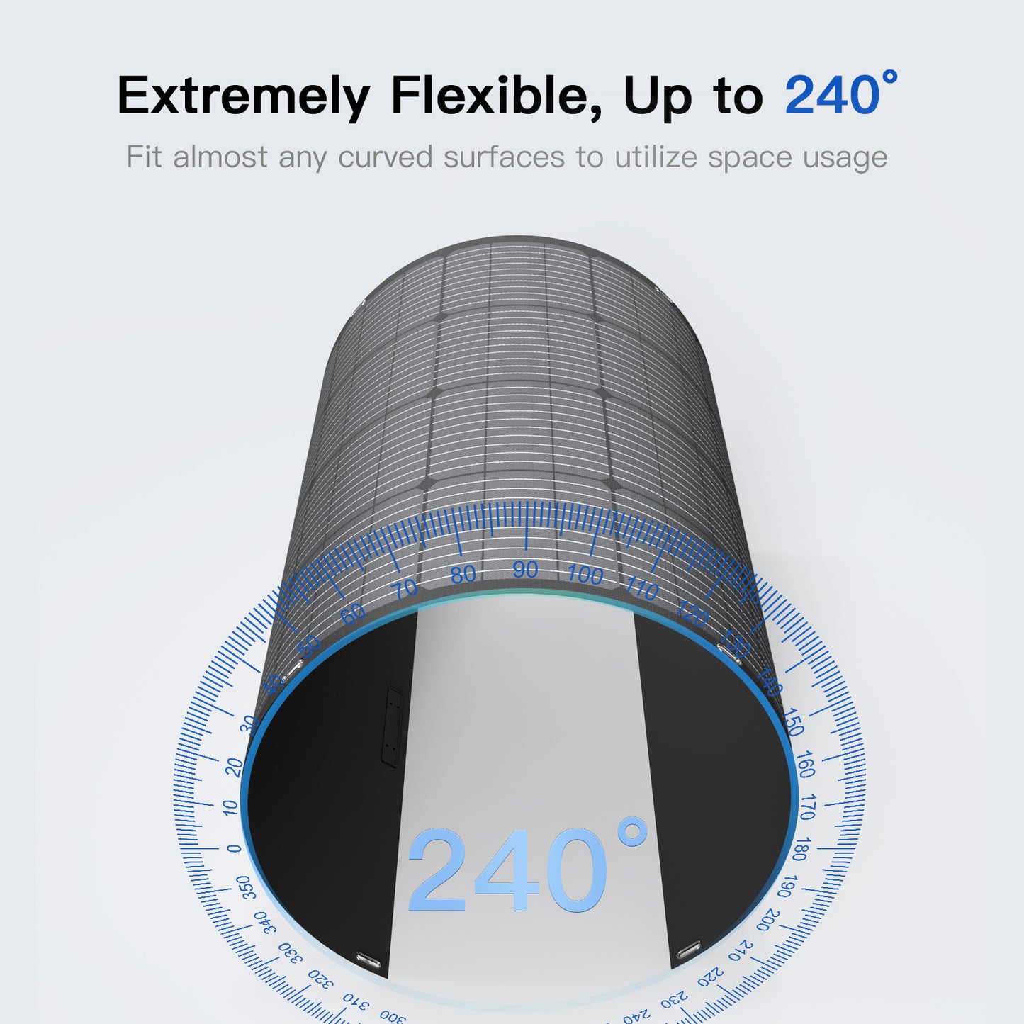 MHPOWOS 200W Flexible Solar Panel
