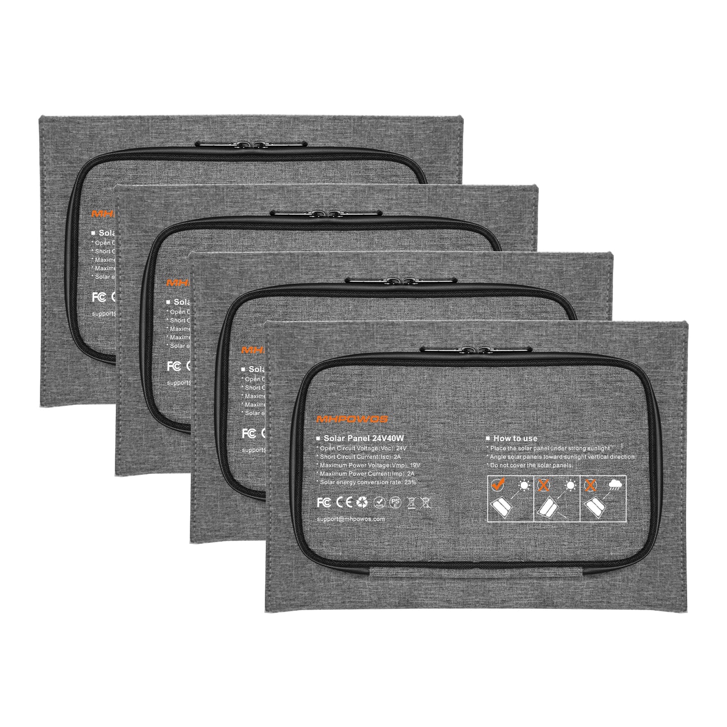 MHPOWOS 110W faltbares Solarpanel