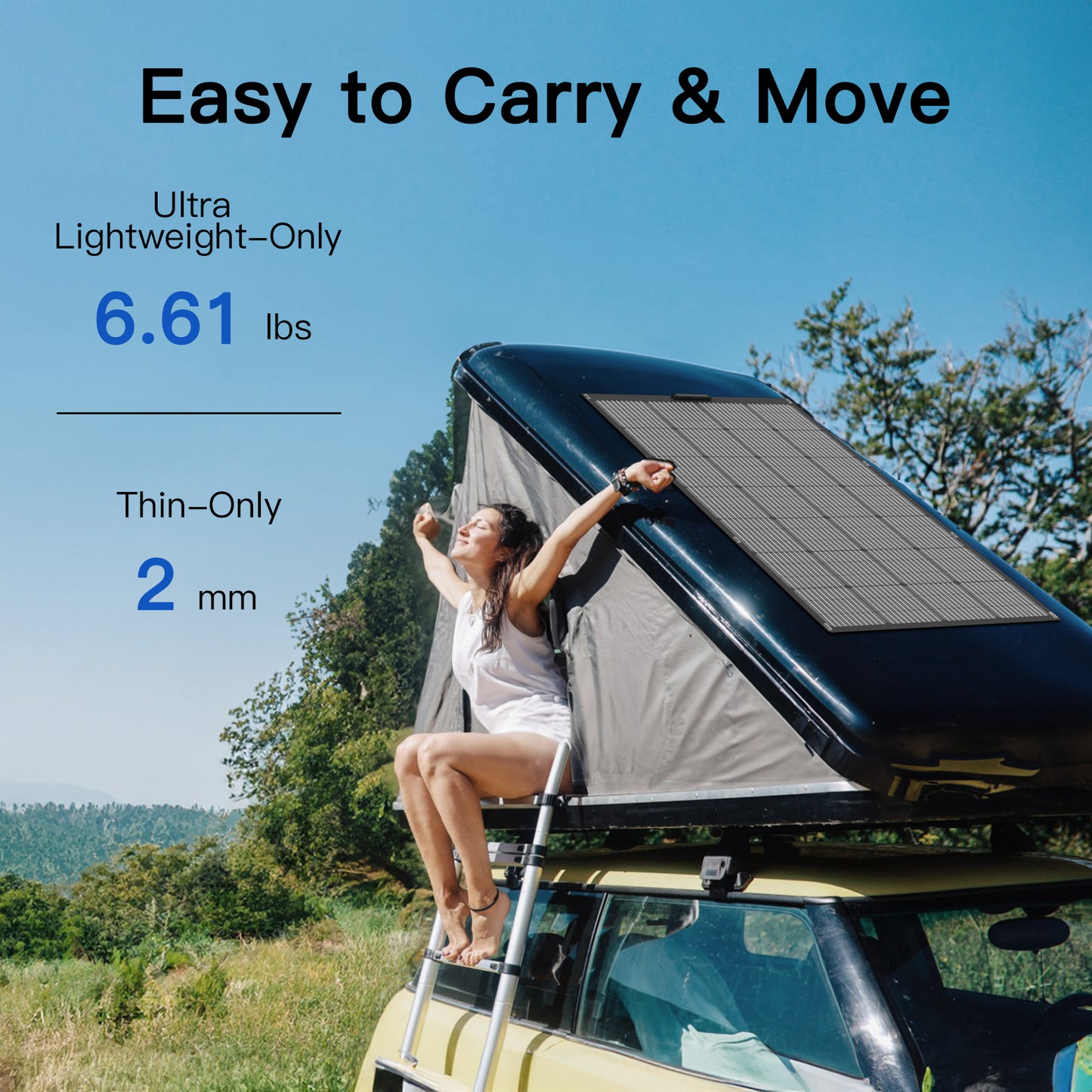 MHPOWOS 200W Flexible Solar Panel