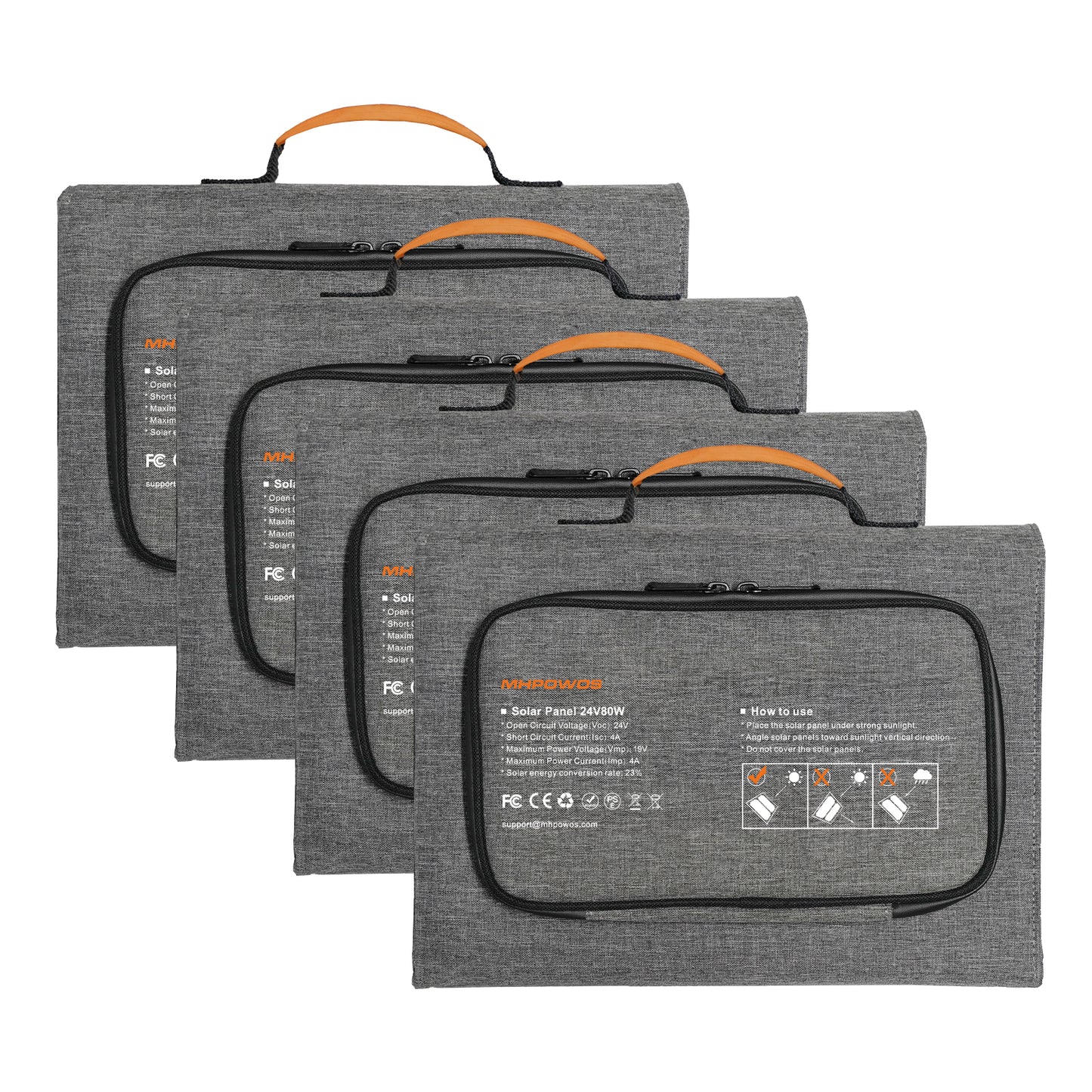 MHPOWOS 110W faltbares Solarpanel