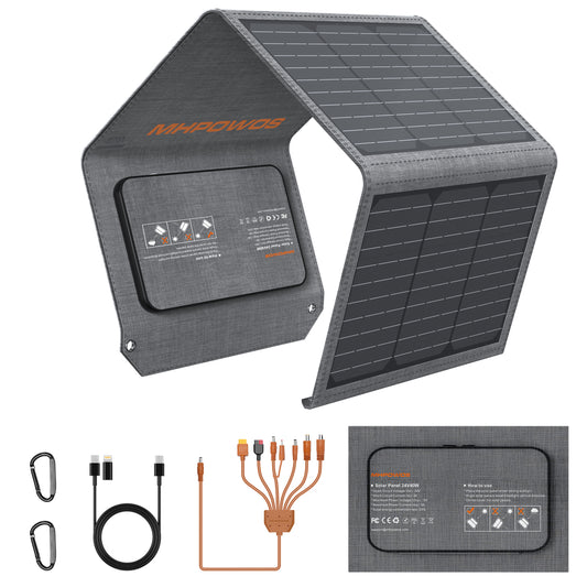 MHPOWOS 40W Portable Solar Panel