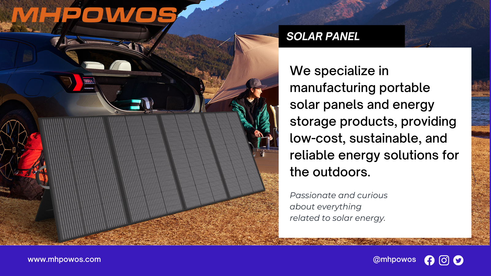 Power On the Go: The Best Portable Solar Panel Solutions from mhpowos.com