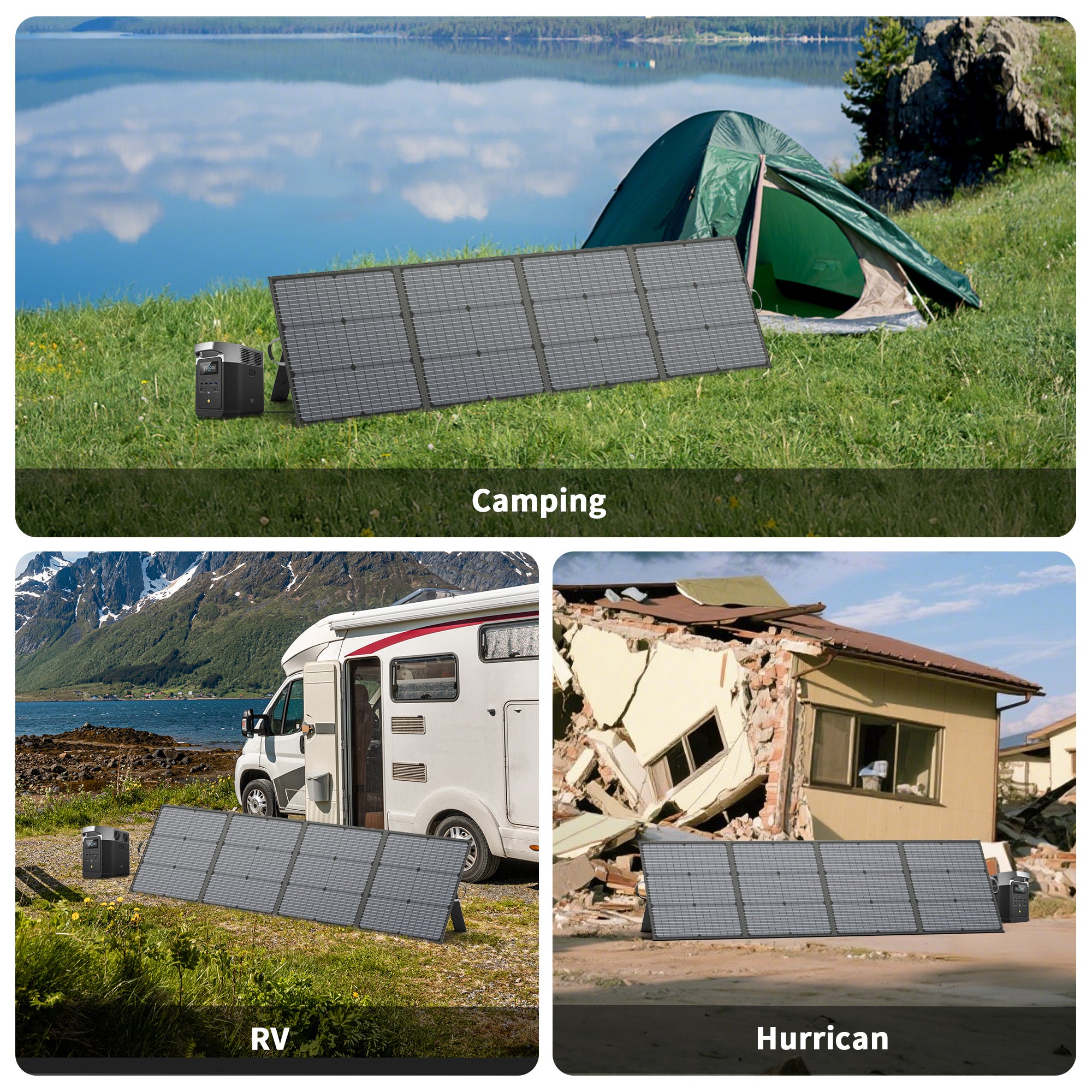 MHPOWOS 220W faltbares Solarpanel