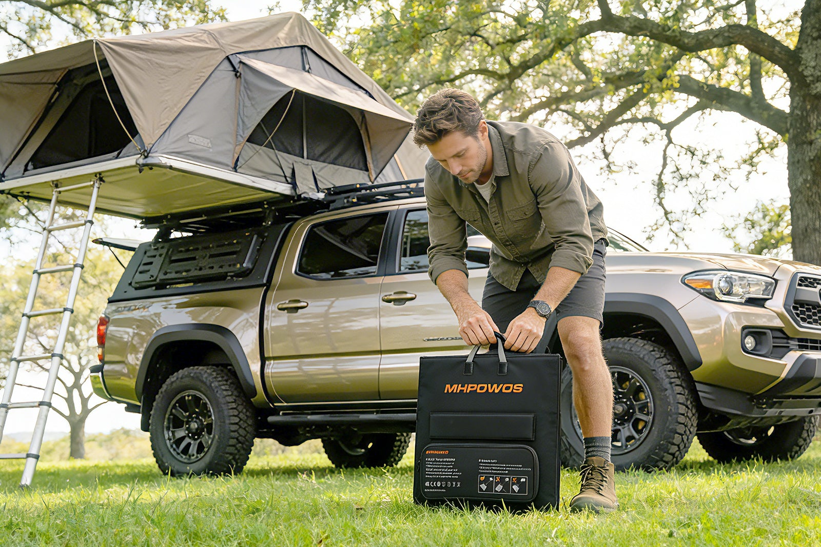 Create the ultimate outdoor tailgate setup before the game.