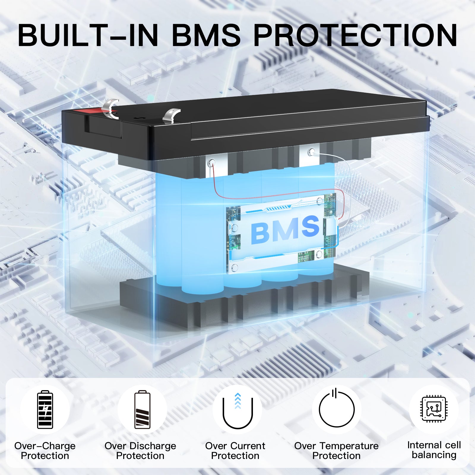 MHPOWOS LifePO4 Battery