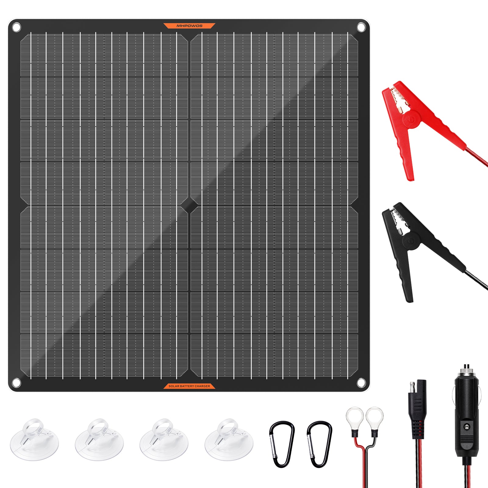 MHPOWOS 30W Solar-Batterie-Erhaltungsladegerät