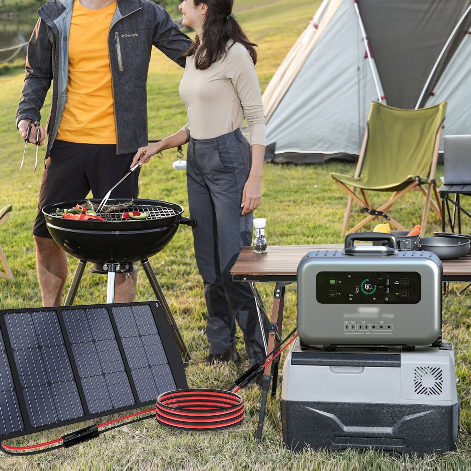 MHPOWOS MC4 Solarpanel-Verlängerungskabel 3,5 m/11 ft
