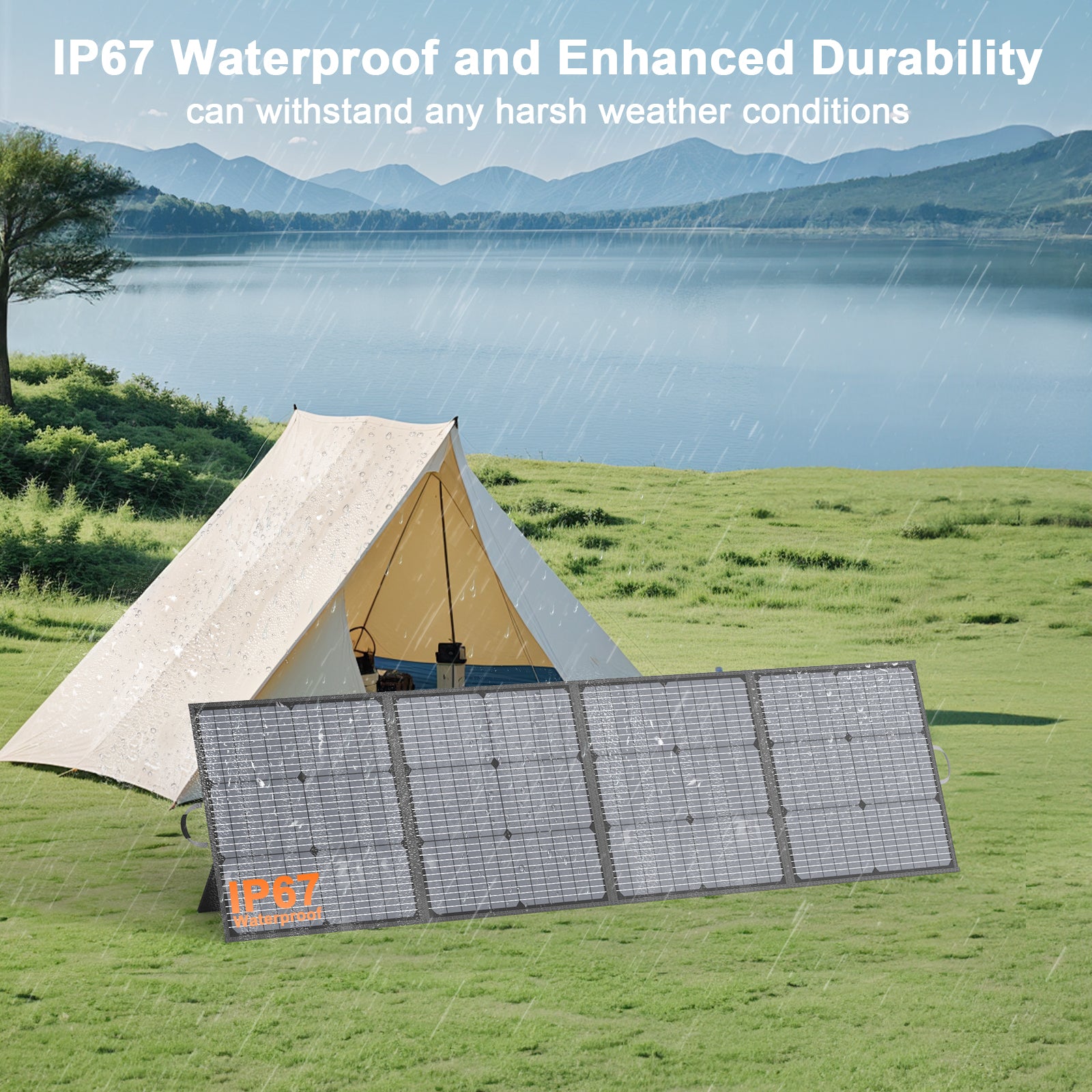 MHPOWOS 220W faltbares Solarpanel