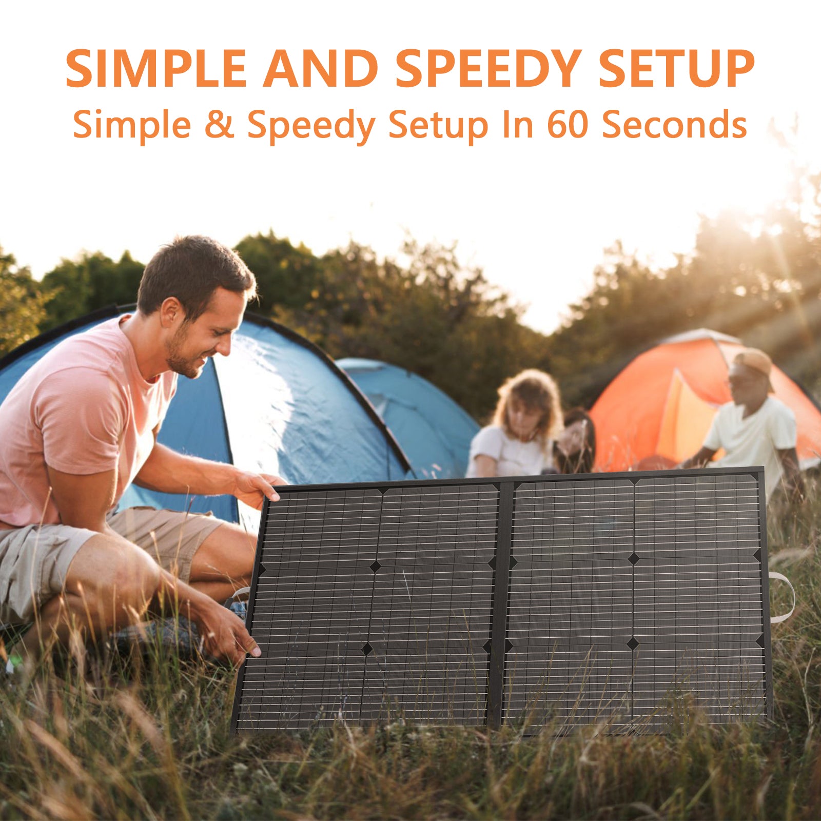 MHPOWOS 110W faltbares Solarpanel