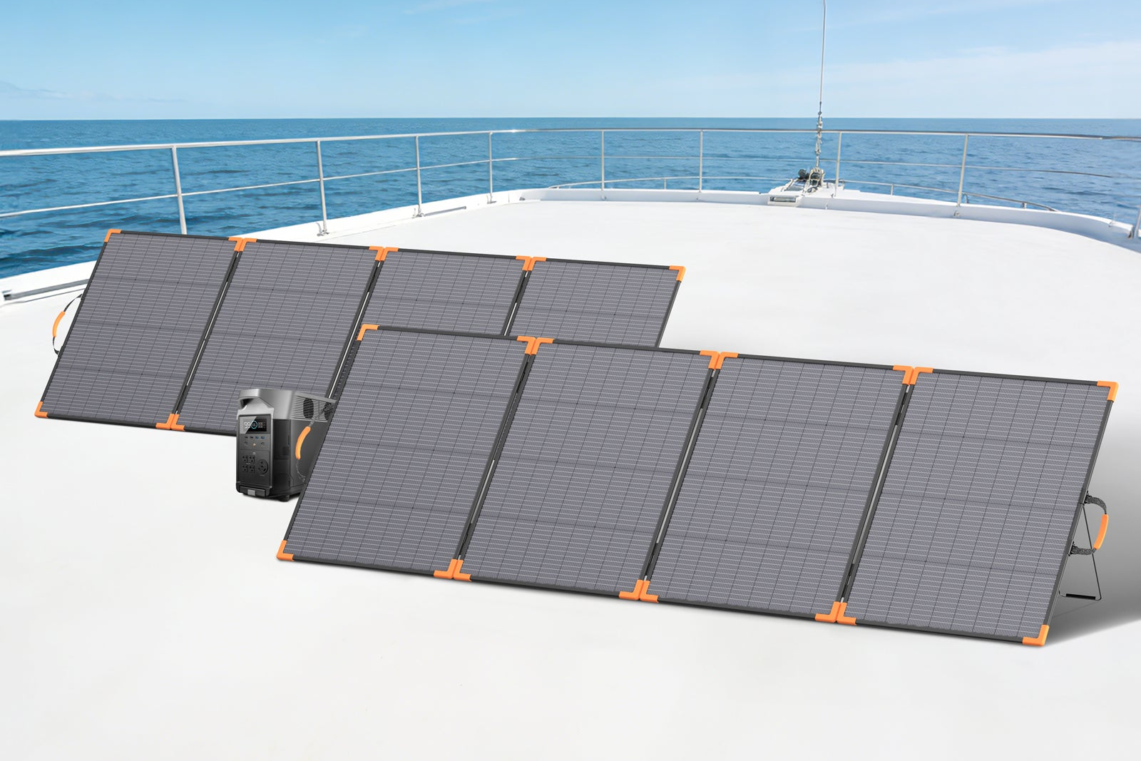 Enjoy quiet renewable energy while spending extended time on the water.
