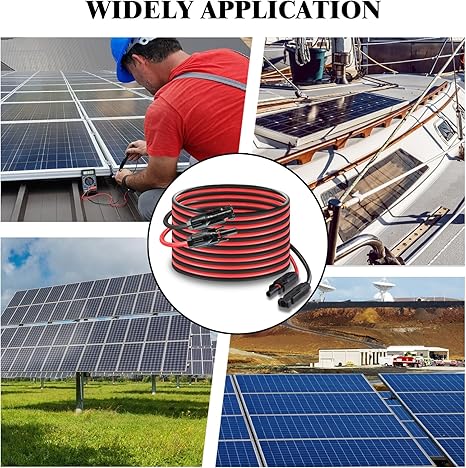 MHPOWOS MC4 Solarpanel-Verlängerungskabel 6m/20ft