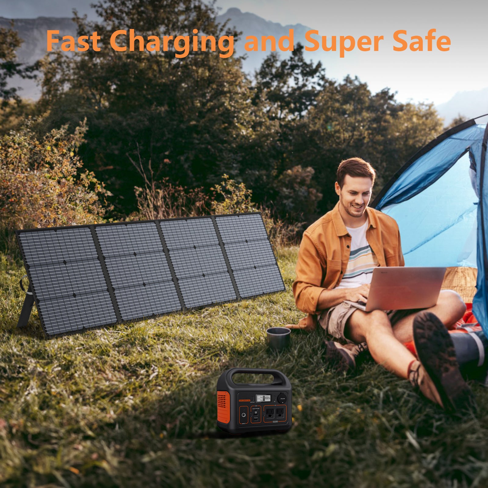 MHPOWOS 220W faltbares Solarpanel