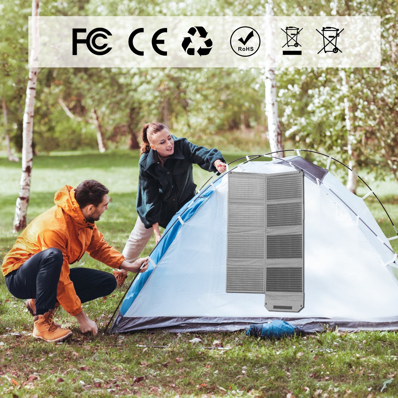 MHPOWOS 80W faltbares Solarpanel