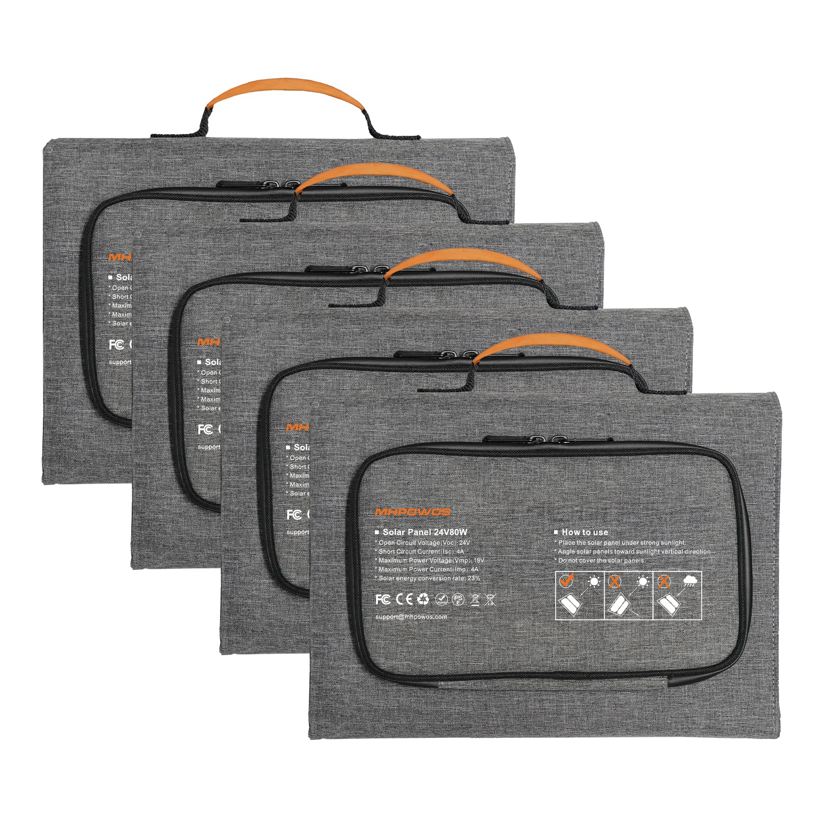 MHPOWOS 110W faltbares Solarpanel