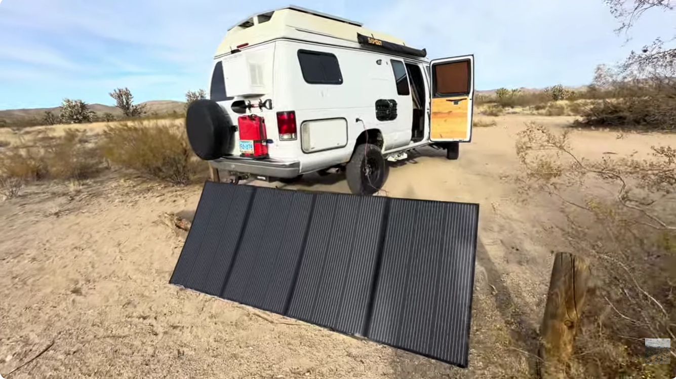 Camping In Wee Thump Joshua Tree Forest In My 4x4 Van