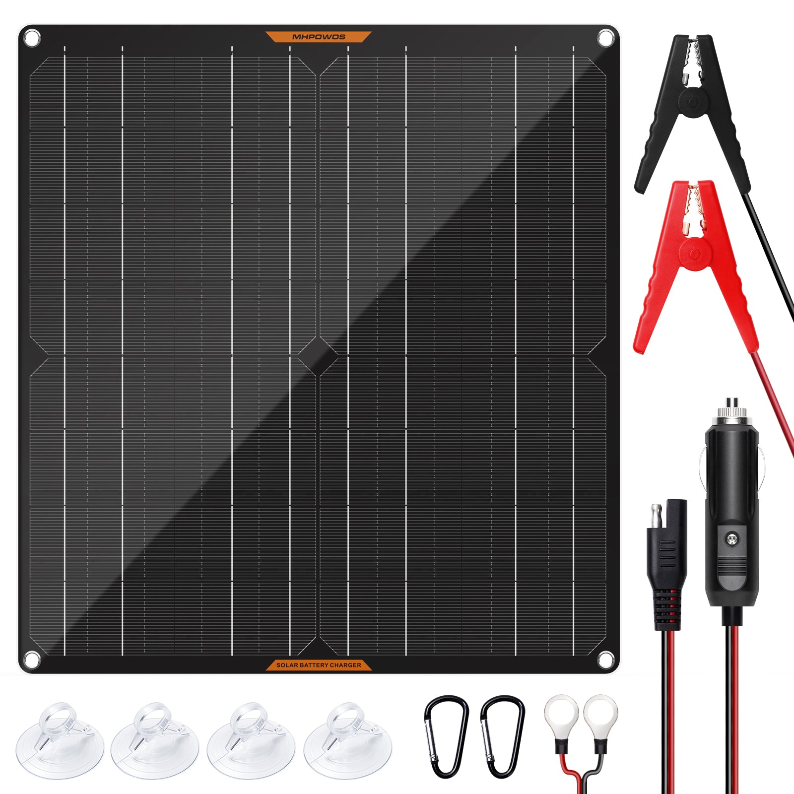 MHPOWOS Solar-Batterie-Erhaltungsladegerät