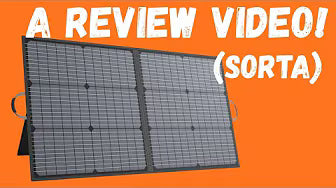 110W Portable Solar Panel Review