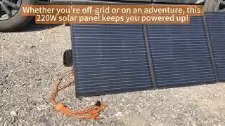 More Power, More Freedom! MHPOWOS 220W Solar Panel