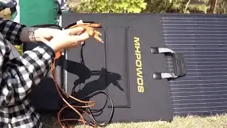 Open & Use in Seconds! 220W Foldable Solar Panel Unboxing & Tutorial