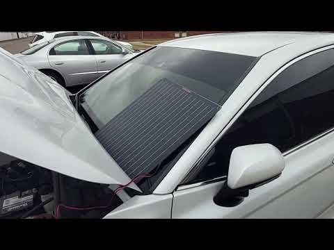 MHPOWOS 50W Solar-Batterie-Erhaltungsladegerät